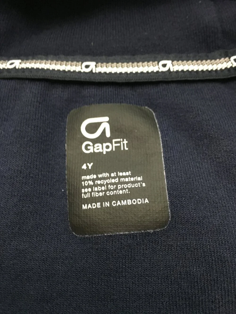 Gap Navy-Blue Boy's Hoodie Size 4